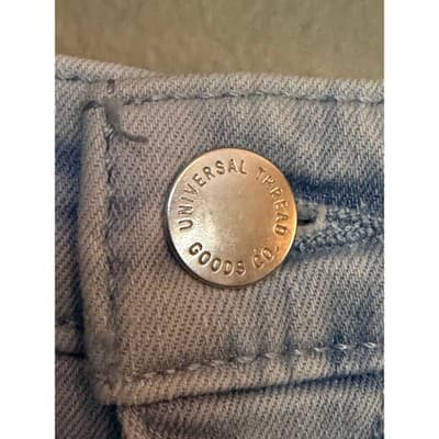 Universal Threads Jean Shorts Small Blue NWOT High Rise Midi Cut Off - Thumbnail 7