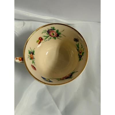 Vintage Syracuse China Old Ivory Tea Cup Gold Trim Floral Cottage - Thumbnail 11