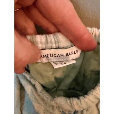 American Eagle Mini Skirt Sundress XS Plaid Green Adjustable Spaghetti Strap - Thumbnail 11