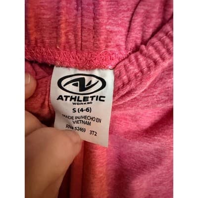 Athletic Works Women’s Shorts Rose Small 4-6 Drawstring Elastic Waistband - Thumbnail 5