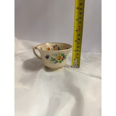 Vintage Syracuse China Old Ivory Tea Cup Gold Trim Floral Cottage - Thumbnail 18
