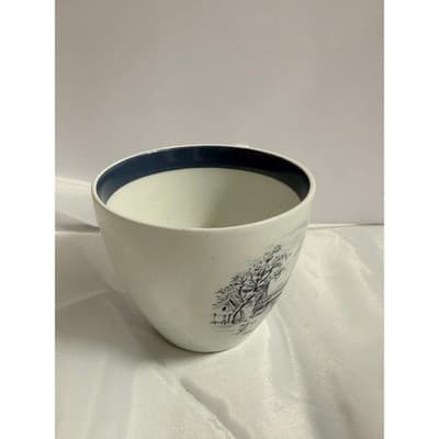 Vintage Alfred Meakin Tea Cup Bone China England Blue Transferware Cottage - Thumbnail 15
