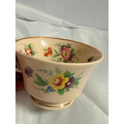 Vintage Syracuse China Old Ivory Tea Cup Gold Trim Floral Cottage - Thumbnail 16