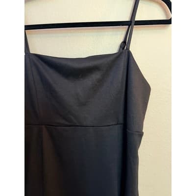 Wild Fable Summer Mini Dress Women's M Black Adjustable Spaghetti Strap - Thumbnail 4