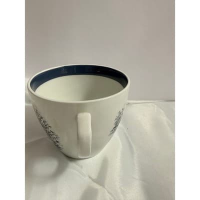 Vintage Alfred Meakin Tea Cup Bone China England Blue Transferware Cottage - Thumbnail 12