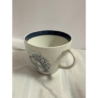 Vintage Alfred Meakin Tea Cup Bone China England Blue Transferware Cottage - Thumbnail 19