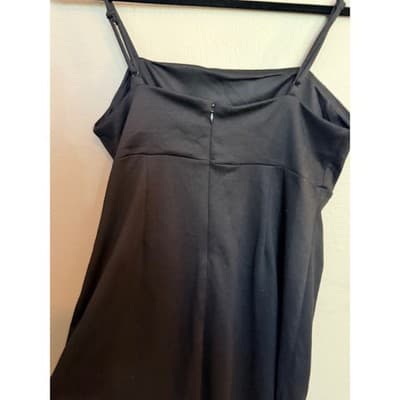 Wild Fable Summer Mini Dress Women's M Black Adjustable Spaghetti Strap - Thumbnail 10