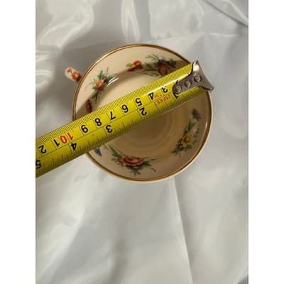 Vintage Syracuse China Old Ivory Tea Cup Gold Trim Floral Cottage - Thumbnail 17