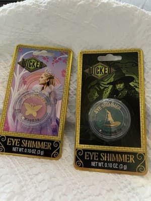 NEW Wicked Movie For Good Eyeshadow Eye Shimmer Set Of 2 Glinda Elphaba Makeup - Thumbnail 3