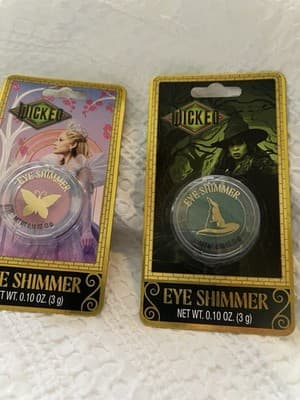 NEW Wicked Movie For Good Eyeshadow Eye Shimmer Set Of 2 Glinda Elphaba Makeup - Thumbnail 2