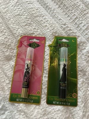 New Wicked For Good Eye Shimmer Crayon Eyeshadow Glinda Elphaba Set Makeup Gift - Thumbnail 8