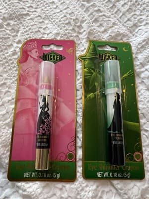 New Wicked For Good Eye Shimmer Crayon Eyeshadow Glinda Elphaba Set Makeup Gift - Thumbnail 2