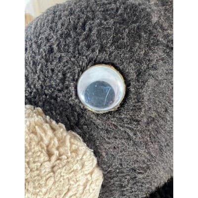 Googly Eye Old Vintage Brown Teddy Bear Stuffed Animal Plush Toy 18" RARE MCM - Thumbnail 8