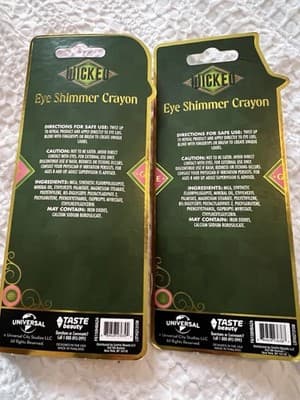 New Wicked For Good Eye Shimmer Crayon Eyeshadow Glinda Elphaba Set Makeup Gift - Thumbnail 3