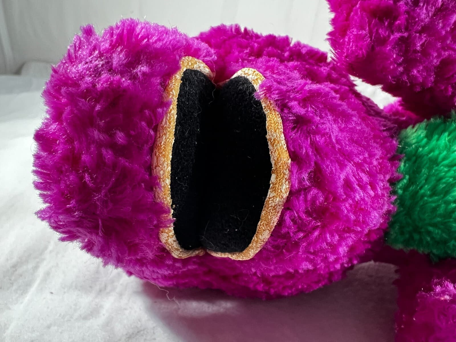 Vintage Barney Plush Open Mouth Lyons Partnership Rare 10" The Purple Dinosaur - Thumbnail 13
