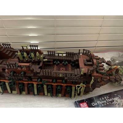 Mould King 13138 Pirates Ship Model Building Blocks Kit Dutchman NEW - Thumbnail 16