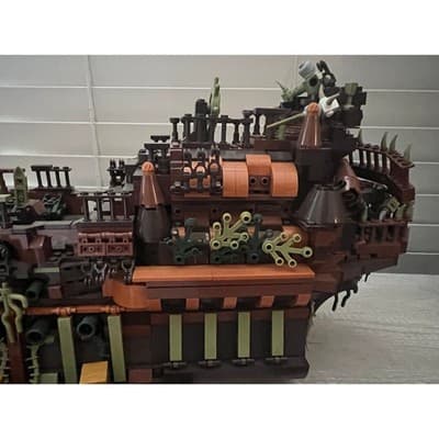 Mould King 13138 Pirates Ship Model Building Blocks Kit Dutchman NEW - Thumbnail 9