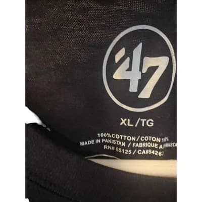 NWT Seattle Seahawks Men's NFL '47 Brand Front and Back Design Shirt Navy Blue - Thumbnail 5
