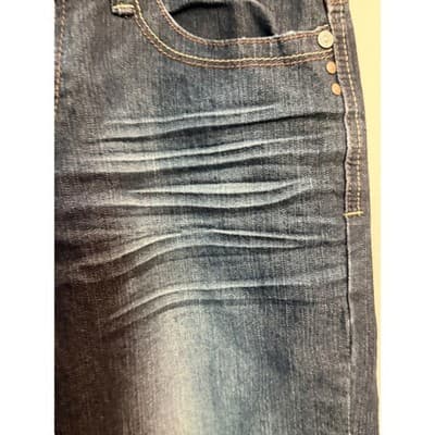 Exocet Women's Mid Rise Stretch Skinny Leg Denim Jeans Blue NWOT - Thumbnail 6