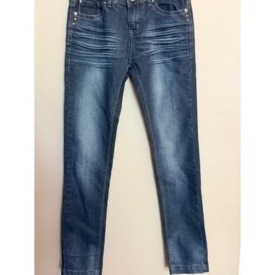 Exocet Women's Mid Rise Stretch Skinny Leg Denim Jeans Blue NWOT - Thumbnail 2