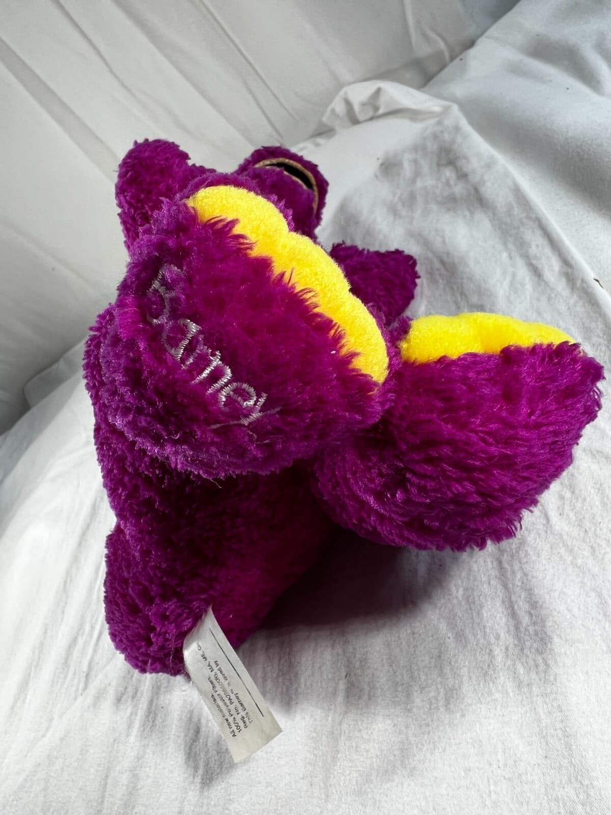 Vintage Barney Plush Open Mouth Lyons Partnership Rare 10" The Purple Dinosaur - Thumbnail 8