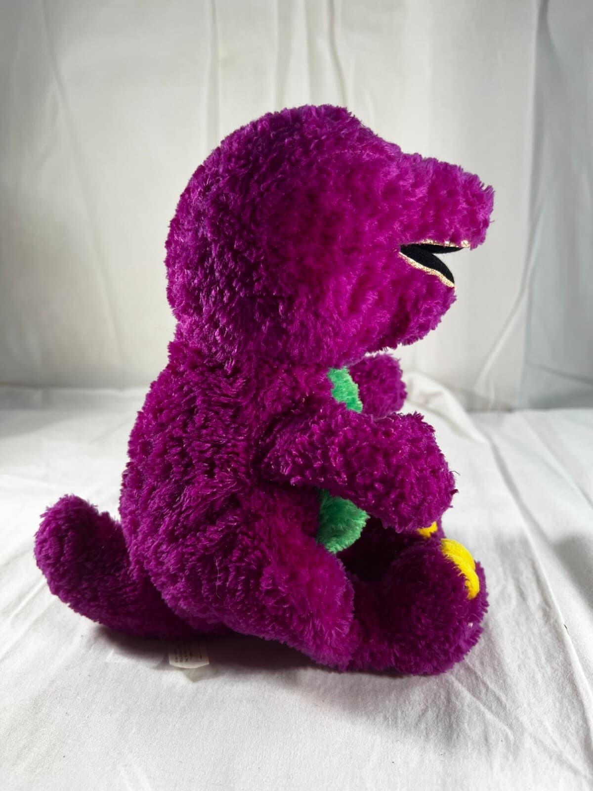 Vintage Barney Plush Open Mouth Lyons Partnership Rare 10" The Purple Dinosaur - Thumbnail 7