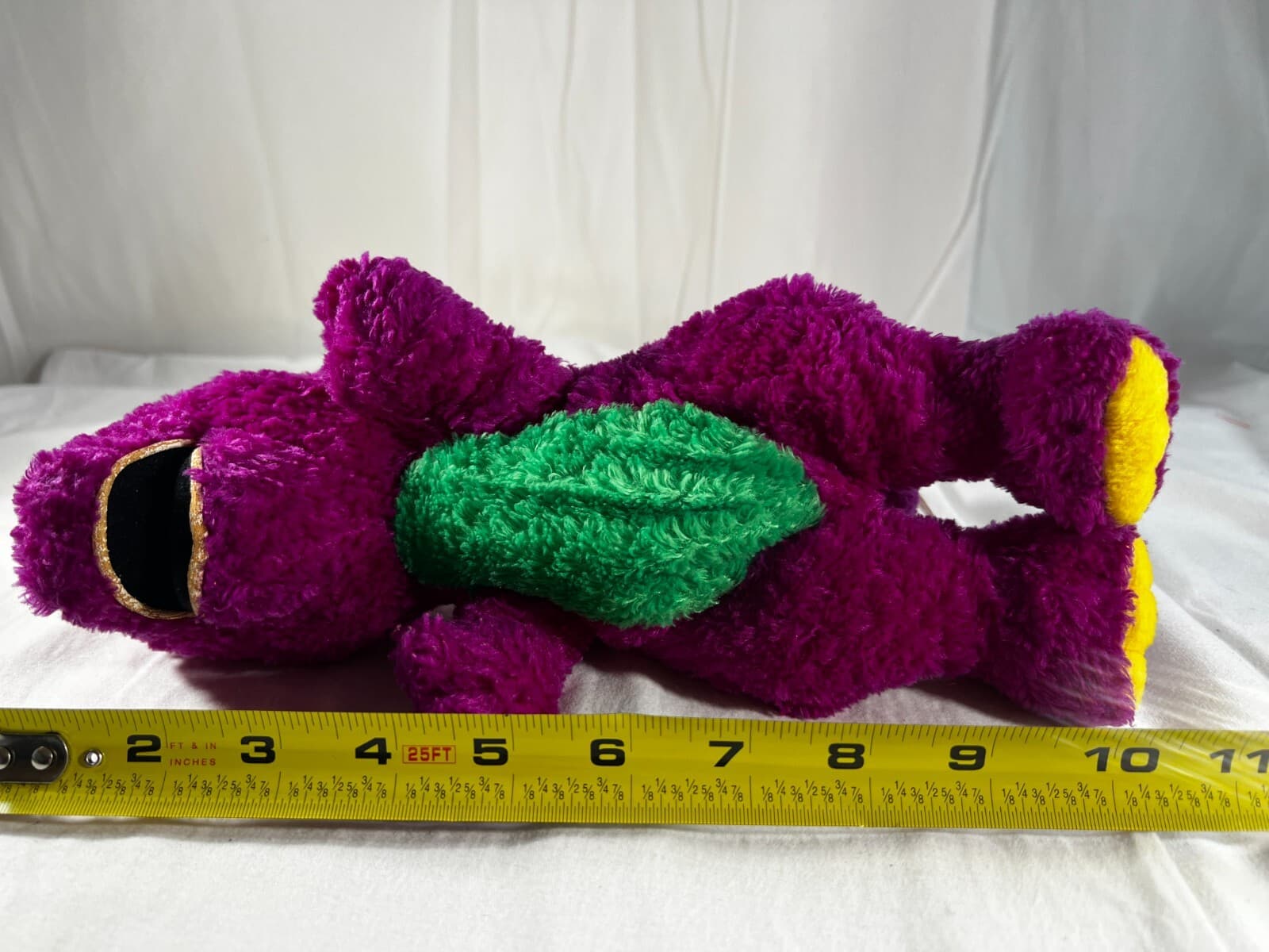 Vintage Barney Plush Open Mouth Lyons Partnership Rare 10" The Purple Dinosaur - Thumbnail 17