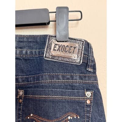 Exocet Women's Mid Rise Stretch Skinny Leg Denim Jeans Blue NWOT - Thumbnail 12