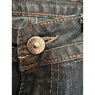 Exocet Women's Mid Rise Stretch Skinny Leg Denim Jeans Blue NWOT - Thumbnail 8