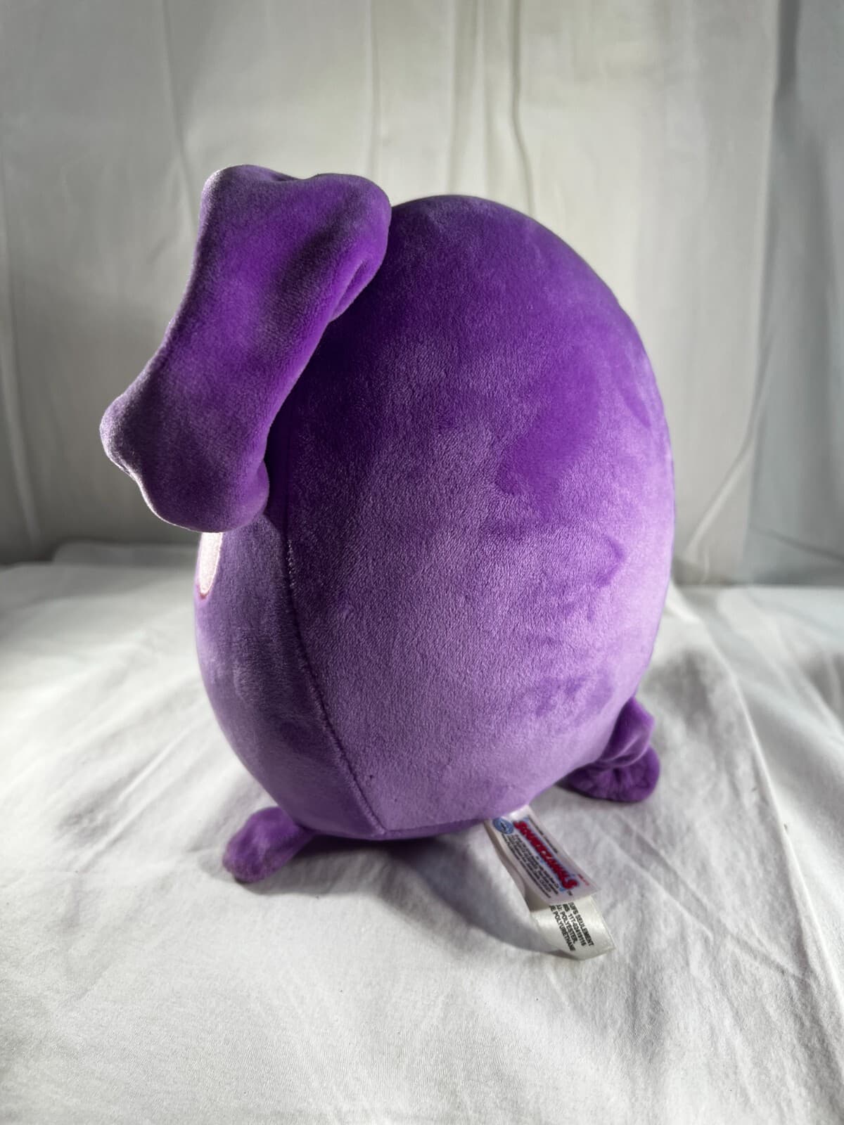 Squeezamals Ellie Purple Elephant Plush Stuffed Animal Toy 2018 Huggable Nice - Thumbnail 4