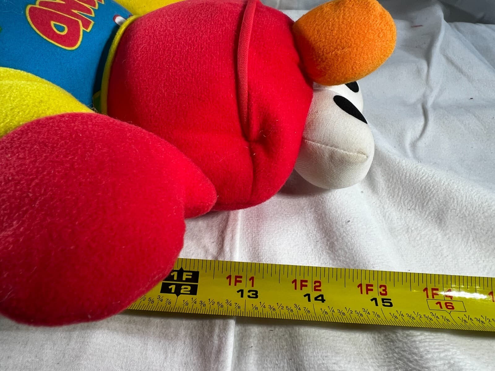 Vintage Teach Me Elmo 1996 Tyco Plush Doll Sesame Street Original 90's Works - Thumbnail 6