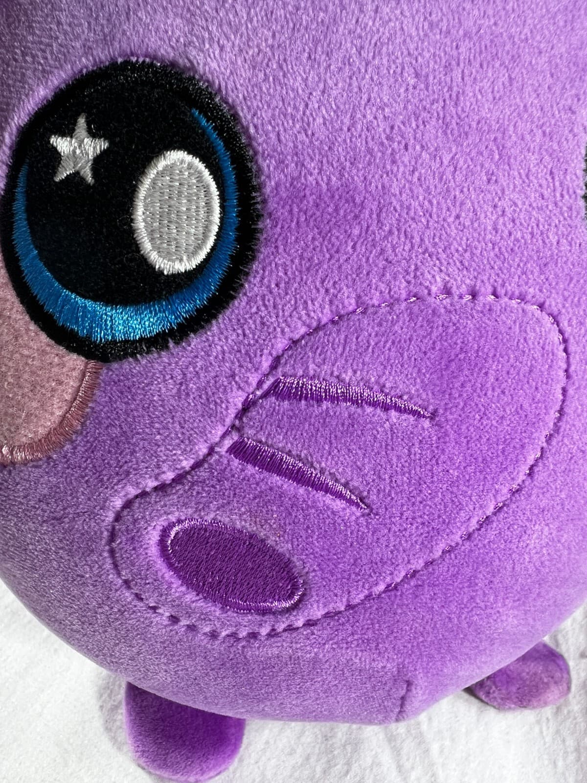 Squeezamals Ellie Purple Elephant Plush Stuffed Animal Toy 2018 Huggable Nice - Thumbnail 10