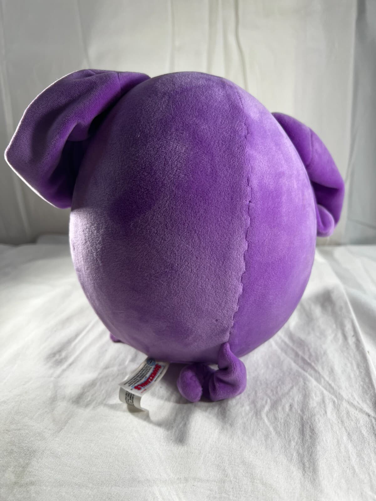 Squeezamals Ellie Purple Elephant Plush Stuffed Animal Toy 2018 Huggable Nice - Thumbnail 5