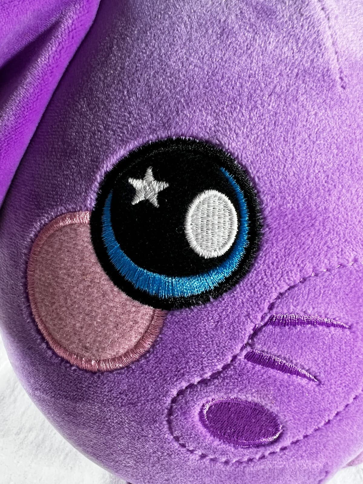Squeezamals Ellie Purple Elephant Plush Stuffed Animal Toy 2018 Huggable Nice - Thumbnail 8
