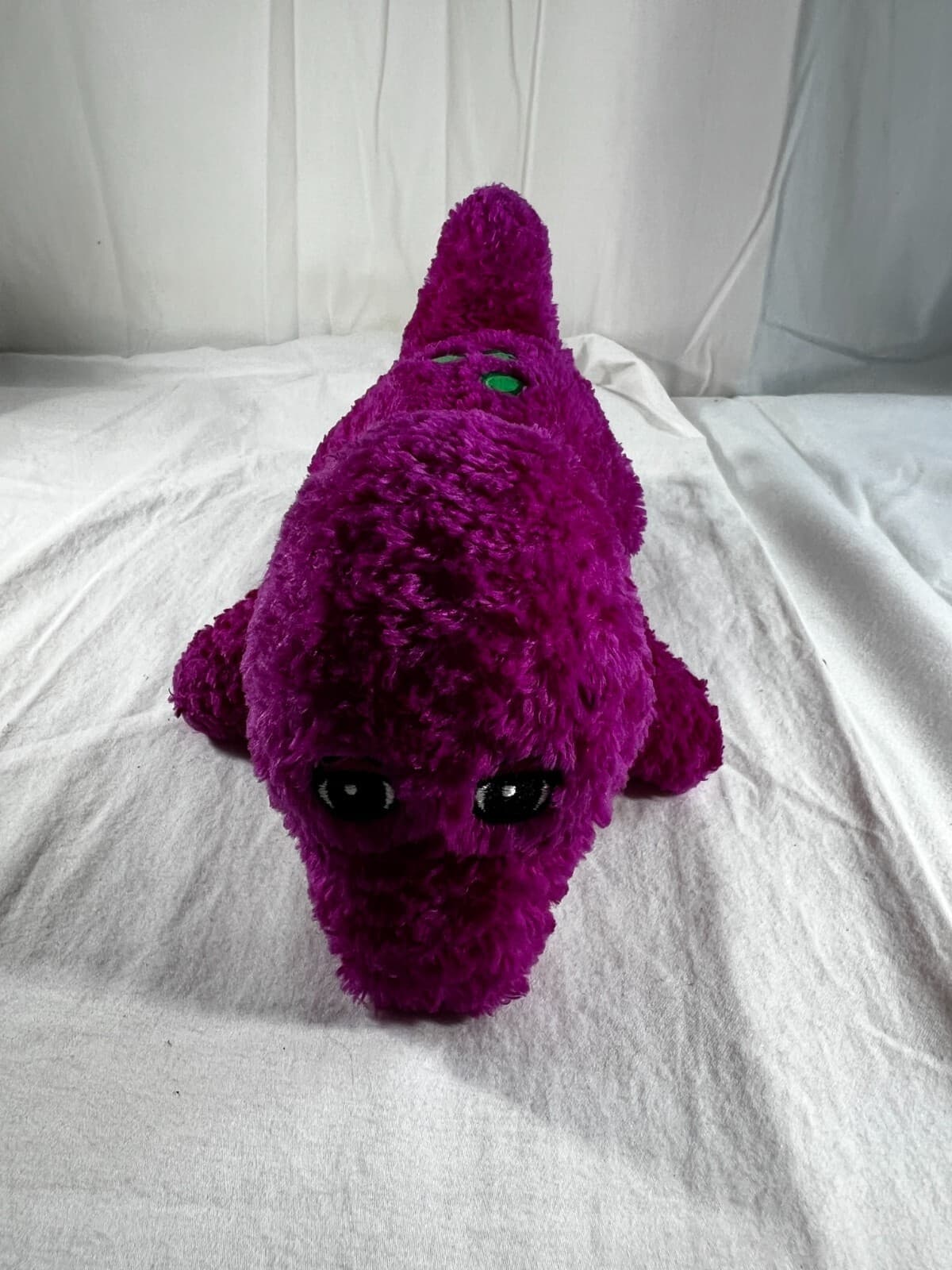 Vintage Barney Plush Open Mouth Lyons Partnership Rare 10" The Purple Dinosaur - Thumbnail 16