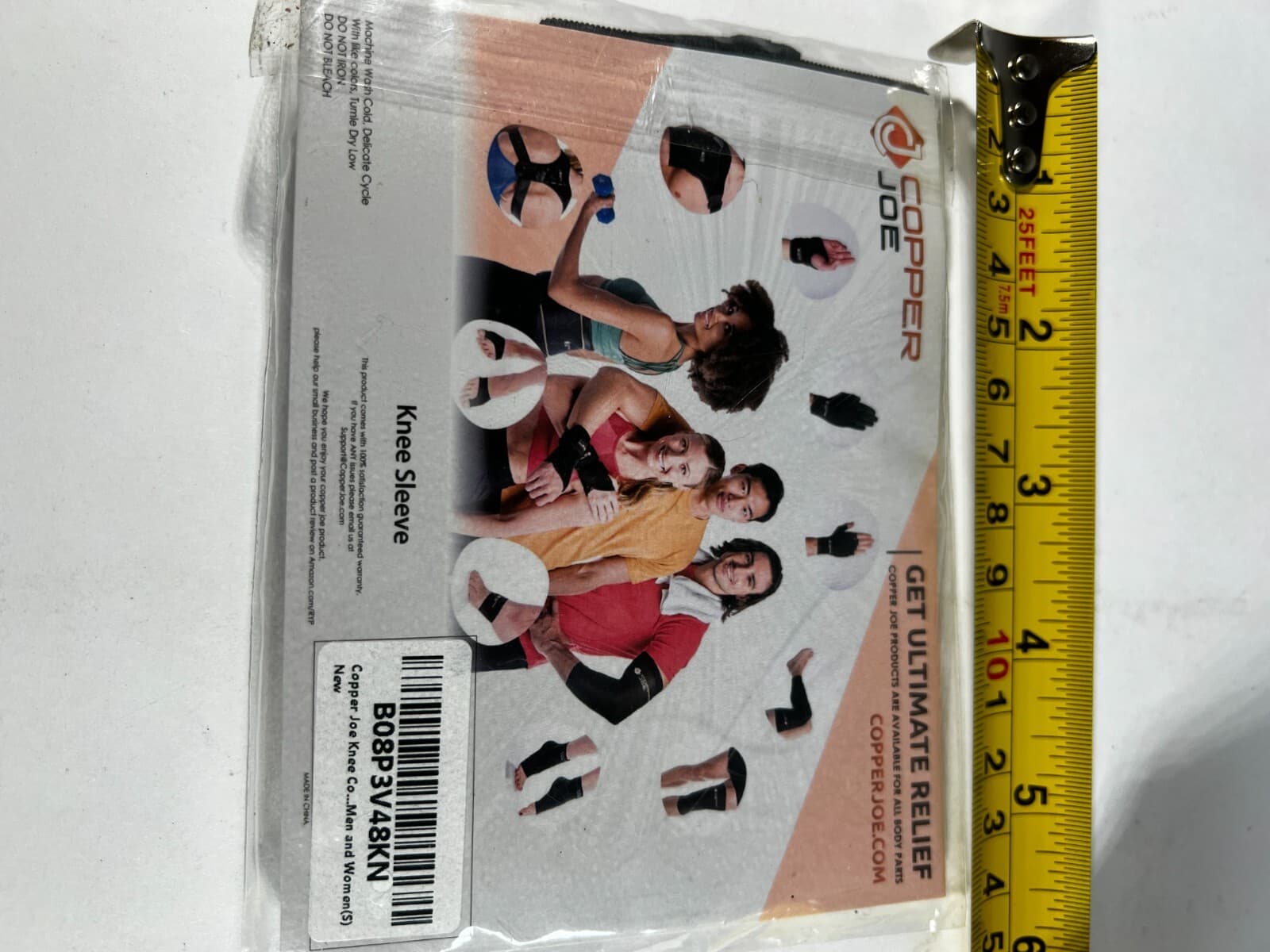 NEW Copper Joe Knee Compression Sleeve Small One 1 Pack Unisex Men Women Sealed - Thumbnail 7