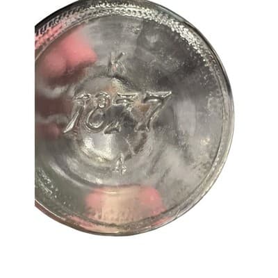 Vintage Glass Wire Closure Jar 1877 Canning With Wire Bail - Thumbnail 5