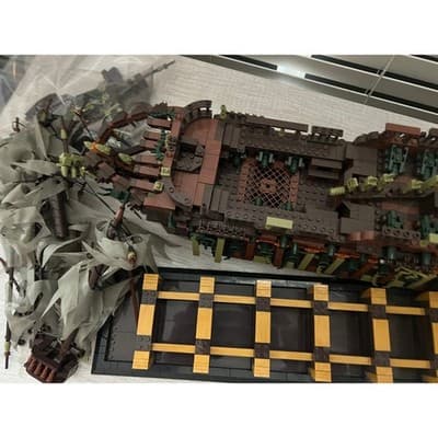 Mould King 13138 Pirates Ship Model Building Blocks Kit Dutchman NEW - Thumbnail 19