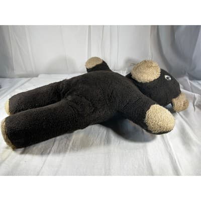 Googly Eye Old Vintage Brown Teddy Bear Stuffed Animal Plush Toy 18" RARE MCM - Thumbnail 15