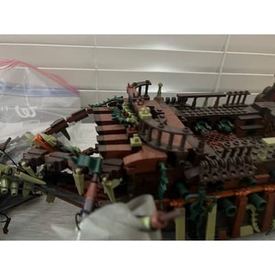Mould King 13138 Pirates Ship Model Building Blocks Kit Dutchman NEW - Thumbnail 6