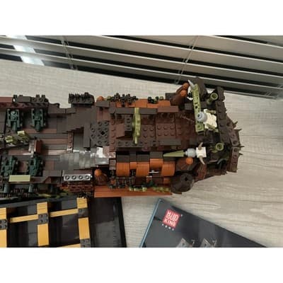 Mould King 13138 Pirates Ship Model Building Blocks Kit Dutchman NEW - Thumbnail 11