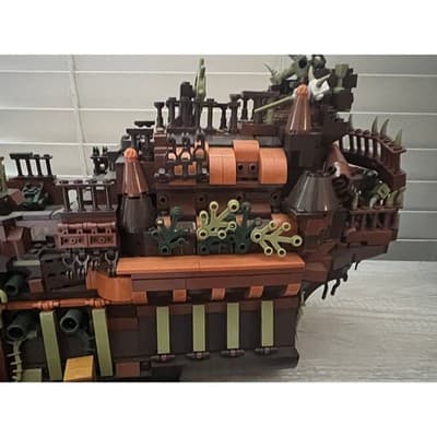 Mould King 13138 Pirates Ship Model Building Blocks Kit Dutchman NEW - Thumbnail 2