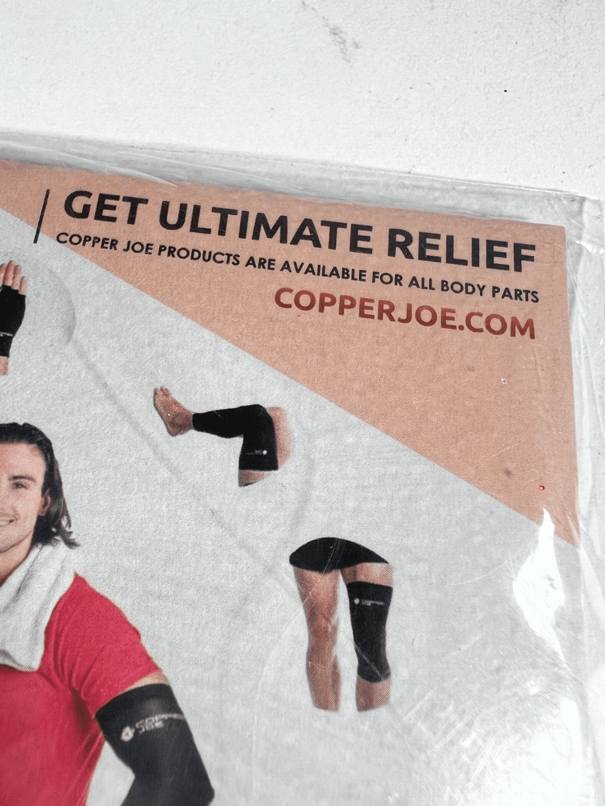NEW Copper Joe Knee Compression Sleeve Small One 1 Pack Unisex Men Women Sealed - Thumbnail 2