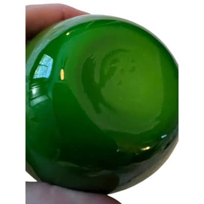Murano Brand Vintage Green Blown Art Glass Apple Beautiful Fruit - Thumbnail 14