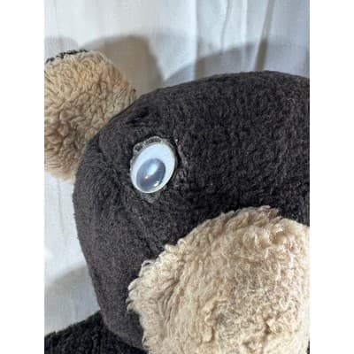 Googly Eye Old Vintage Brown Teddy Bear Stuffed Animal Plush Toy 18" RARE MCM - Thumbnail 10
