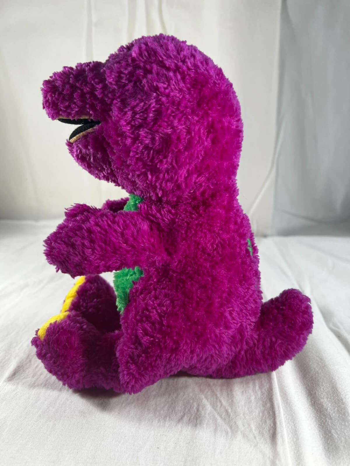 Vintage Barney Plush Open Mouth Lyons Partnership Rare 10" The Purple Dinosaur - Thumbnail 5