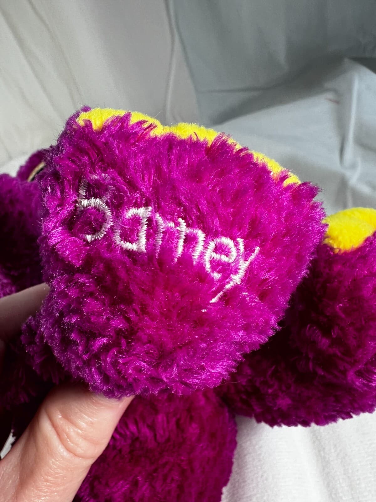 Vintage Barney Plush Open Mouth Lyons Partnership Rare 10" The Purple Dinosaur - Thumbnail 9