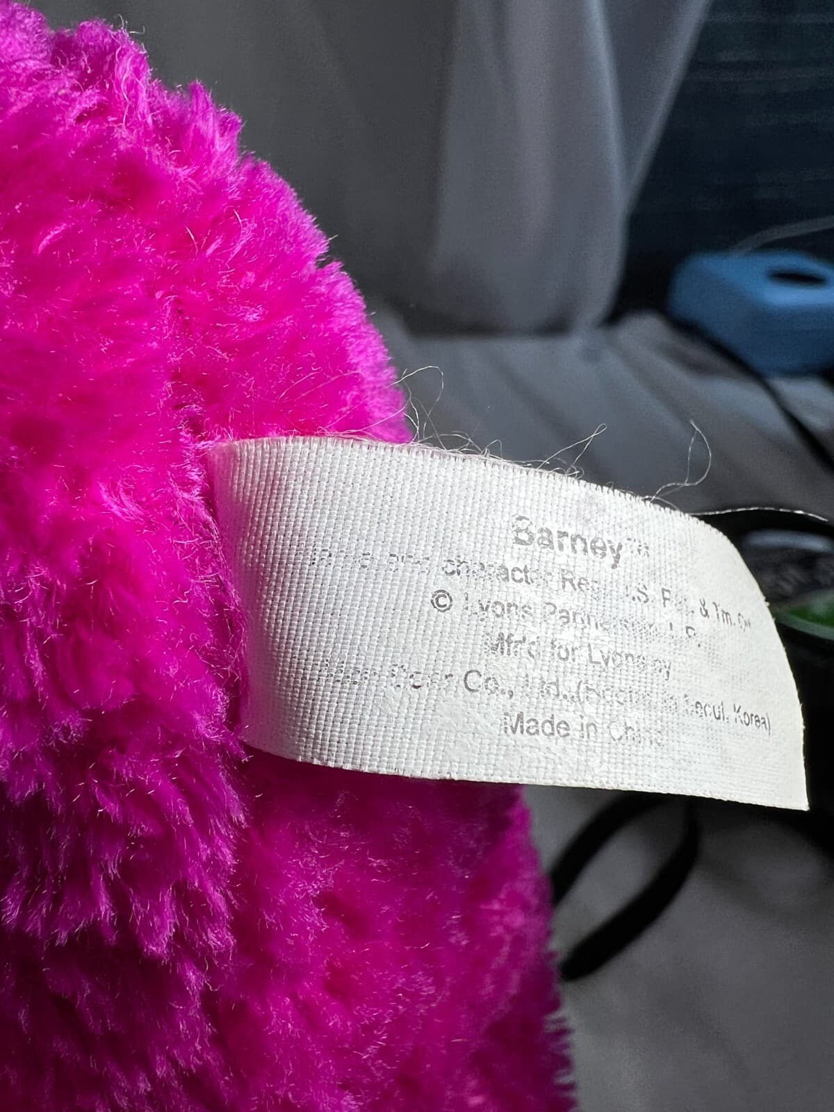Vintage Barney Plush Open Mouth Lyons Partnership Rare 10" The Purple Dinosaur - Thumbnail 19