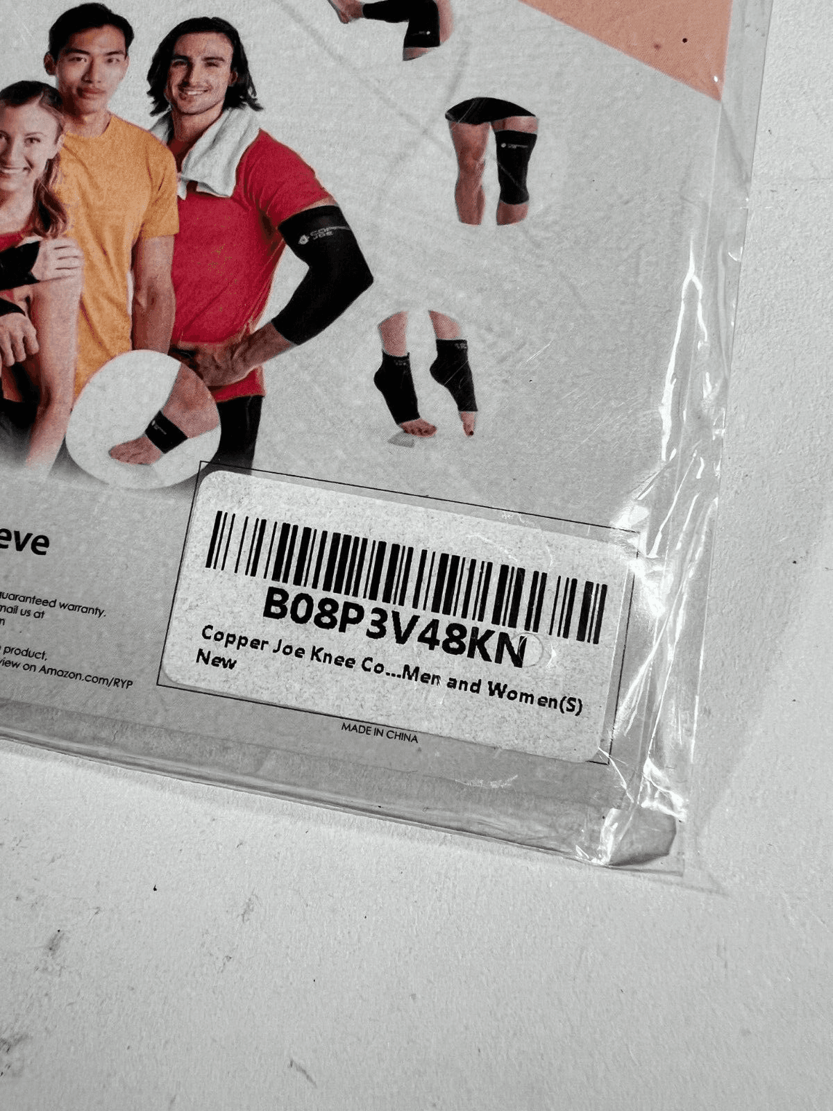 NEW Copper Joe Knee Compression Sleeve Small One 1 Pack Unisex Men Women Sealed - Thumbnail 6