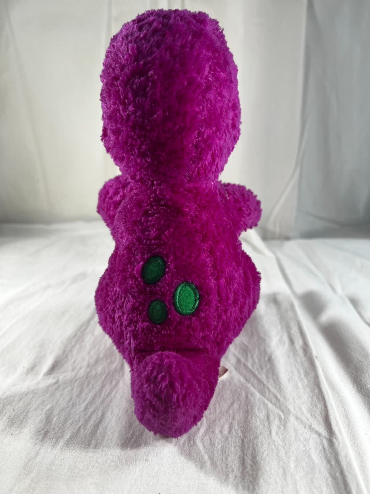 Vintage Barney Plush Open Mouth Lyons Partnership Rare 10" The Purple Dinosaur - Thumbnail 6
